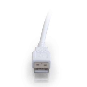 C2G 81572 – 3m USB 2.0 A Male to A Female Extension Cable – White
