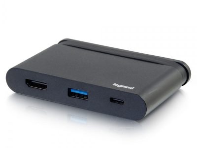C2G 82116 – USB-C® Mini Dock with HDMI®, USB-A and Power Delivery up to 100W – 4K 30Hz